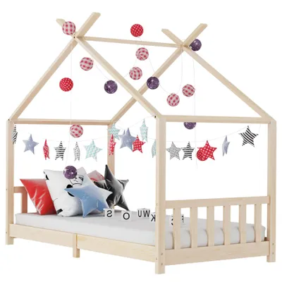 Immagine prodotto di vidaXL Struttura letto per bambini in pino massiccio 90 x 200 cm