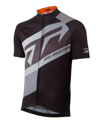 Produktbild von KTM Trikot / Renntrikot kurzarm Factory Line black/grey Gr.XL Bike