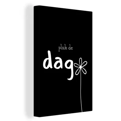 Obrázek produktu pro OneMillionCanvasses® Malba na plátně Nástěnná malba na plátně - Citáty - Přísloví - Využij dne - Carpe diem - 60x90cm
