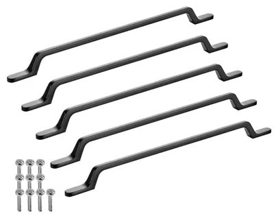 Produktbild von SOTECH Möbelgriff BLACKLINE IV Schrankgriff – Bohrabstand 256 mm, schwarz matt (5 Stück)