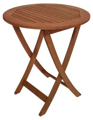 Produktbild von Klapptisch Holztisch rund 65 cm aus Eukalyptusholz