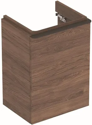Produktbild von Geberit Smyle Square Handwaschbecken Unterschrank, 500351, 442x617x356mm, mit eine Tür, linksöffnend, 500.351.JR.1