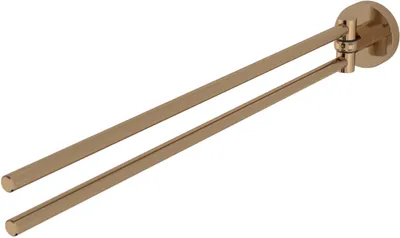 Produktbild von Haceka Kosmos Dubbele Handdoekhouder 5,3x40,7x5,3 cm Geborsteld Koper