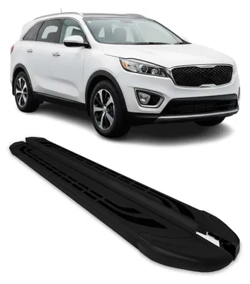 Immagine prodotto di Pedane laterali minigonne laterali per Kia Sorento 2015-2020 alluminio nero