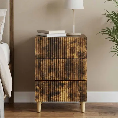 Zdjęcie produktu dla Maison Exclusive - Komoda nocna z drewna dębowego, wymiary: 43 x 41 x 66,5 cm