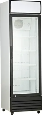 Obrázok produktu pre Guzzanti GZ 338, Chladiaci box do predajne, Voľne stojaci, Čierna, Biela, 73 kg
