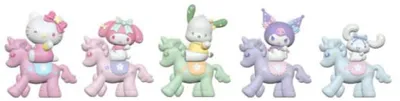 Obrázek produktu pro Sanrio Equestrian Series – minifigurky Hello Kitty a přátelé, 7 cm, balení s překvapením (12 ks)