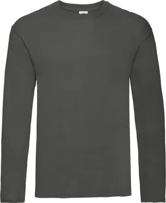 Immagine prodotto di Maglietta Fruit Of The Loom Original a maniche lunghe da uomo PC3035 (2XL) (Grigio antracite chiaro)
