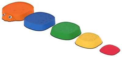 Produktbild von AIYAPLAY Balanciersteine für Kinder 5 Stück Rutschfeste Trittsteine stapelbar