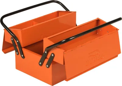 Obrázok produktu pre Kovová skrinka na náradie Bahco s piatimi priehradkami a možnosťou uzamknutia, 315 mm x 210 mm x 435 mm, oranžová, 5 priehradiek