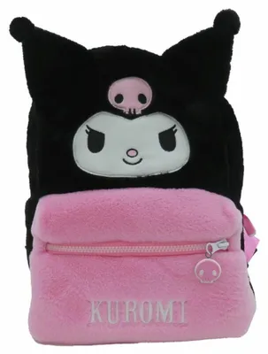 Image de Hello Kitty Kuromi sac à dos en peluche 30cm