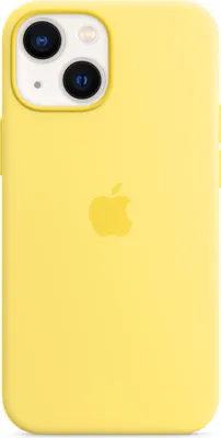 Produktbild von Apple iPhone 13 Mini Hülle - Silikon - Soft Case, Backcover - Gelb