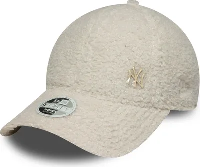 Produktbild von New Era Women MLB 9FORTY Borg Plüsch Cap New York Yankees beige