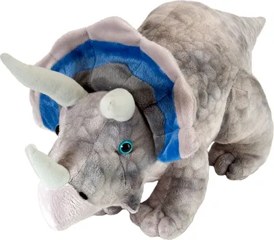 Produktbild von Wild Republic Plusch Dinosaurier Triceratops Stofftier - 25 cm