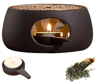 Productafbeelding van Keramische Theepotwarmer met Kaarsenhouder, Retro Design