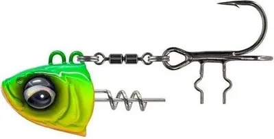Obrázok produktu pre Savage Gear Monster Vertical Head 60 g # 1/0 Chartreuse Rybársky háčik