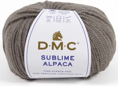 Immagine prodotto di DMC Sublime Alpaca - filato premium per maglieria a mano realizzato con 50% alpaca e 50% lana highland (Color 112)