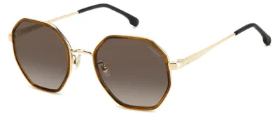 Image de Carrera CARRERA 3029/S Lunettes de soleil pour femme, monture en corne marron, 53/22/140