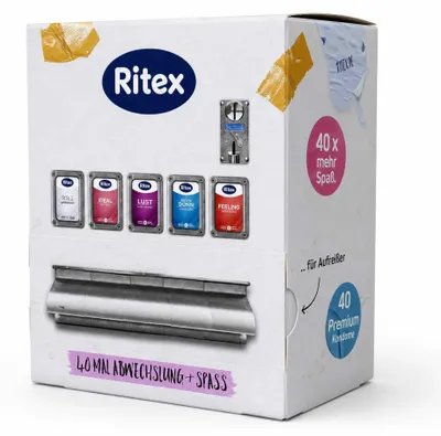 Produktbild von Ritex Kondomautomat Sortimentsmix (5x8 Stck sortiert) (40 er )