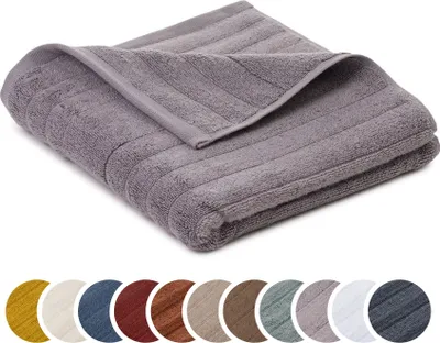 Produktbild von sleepling liebling Handtuch Luxus Bio Baumwolle, Serie Marseille, 770 gr. / m², 50 x 100 cm, , saugstark, schnelltrocknend, silber