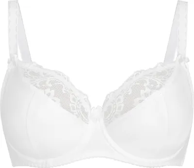 Immagine prodotto di Reggiseno Teyli semi-imbottito con ferretto e pizzo floreale Estel Female 204 bianco 80L