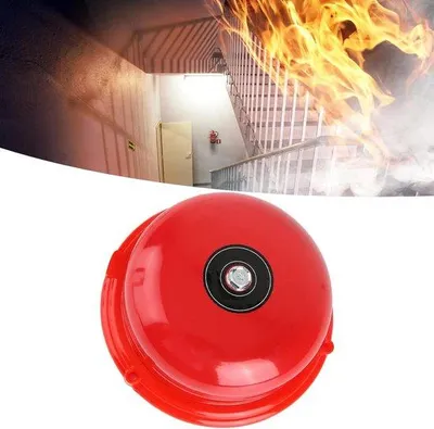 Obrázek produktu pro Elektrický zvonek na dveře, 100 dB, 4 palce, kovový, do interiéru
