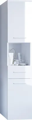 Obrázok produktu pre Kúpeľňová skrinka vysoká LUPO LP1 biely lesk