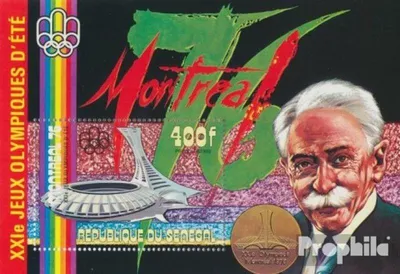 Produktbild von Briefmarken Senegal 1976 Mi Block12 (kompl.Ausg.) gestempelt Olympische Sommerspiele