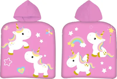 Produktbild von Poncho - 50 x 100 cm - Einhorn (110017)