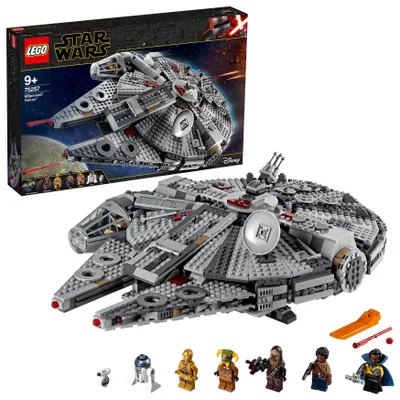 Zdjęcie produktu dla LEGO Star Wars Sokół Millennium, Zestaw Klocków Konstrukcyjnych dla Fanów Gwiezdnych Wojen z Minifigurkami, Zabawka dla Dziecka, Prezent dla 9-latka na Urodziny dla Chłopca i Dziewczynki, 75257