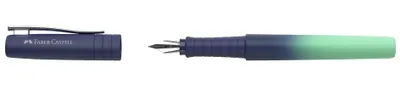 Produktbild von FABER-CASTELL Füllhalter POLY PEN buzzing blue M