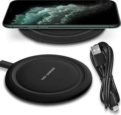 Produktbild von Induktive Ladegerät QI Wireless Charger für Apple iPhone 11 Pro Max Ladestation