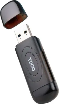 Zdjęcie produktu dla TooQ TQR-3002B, MicroSD (TransFlash), SD, Czarny, 5000 Mbit/s, USB 3.2 Gen 1 (3.1 Gen 1) Type-A, 69 mm, 21 mm