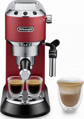Produktbild von De'longhi Dedica Ec 685.R - Kaffeemaschine, Rot 15 Bar