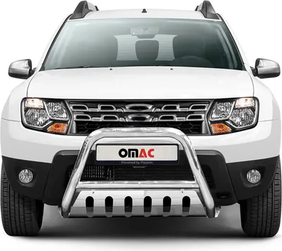 Produktbild von Frontbügel Frontschutzbügel für Dacia Duster 2010-2018 mit ABE Stahl Silber