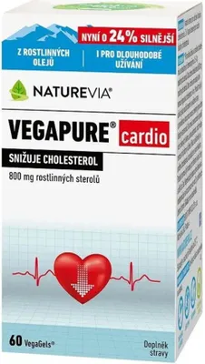 Zdjęcie produktu dla NatureVia Vegapure cardio 60 kapsułek