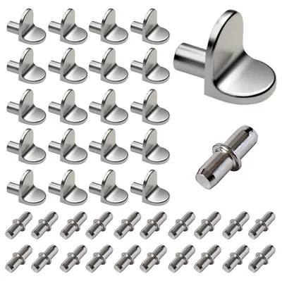 Produktbild von Regalbodenträger 40 Stück, 5mm Zinklegierung/Eisen
