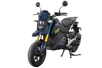 Produktbild von Motorroller Hammer 125ccm 85 km/h Euro 5+, blau-schwarz GT Union