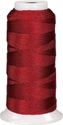 Produktbild von Sattlergarn - Polyester Ledergarn in Handwerksqualität (200 m/Stärke 8/3) I extrastarkes Polstergarn Nähgarn - Reißfest - UV-Beständig - Outdoor Nähgarn für Leder bordeaux