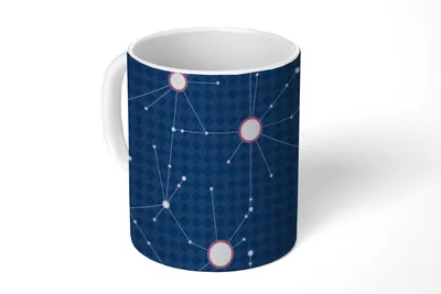 Produktbild von KitchenYeah® Tasse Kaffeetasse Kaffeebecher 350 ml Weltraum - Astronomie - Muster Teetasse - Fototasse - Becher - Keramikbecher - Teebecher - Kaffeetasse - Bürotasse