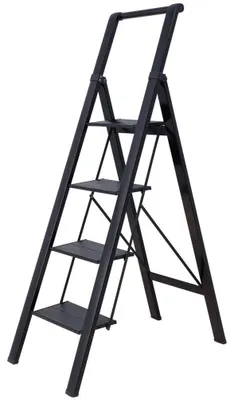 Productafbeelding van Opvouwbare Aluminium Ladder met 4 Treden