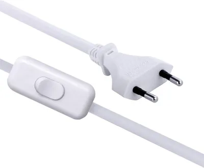Obrázok produktu pre Electraline 70526 Predlžovací kábel s vypínačmi - 1,5 m kábel - Biely - Plastový kábel - Vnútorné použitie, stupeň krytia IP20 - Európska zásuvka