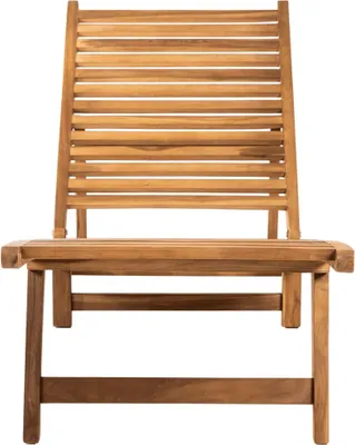 Produktbild von vidaXL Sonnenliege Massivholz Teak