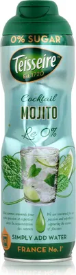 Produktbild von Teisseire Getränke-Sirup Mojito 0% 600ml - Cocktails (1er Pack)