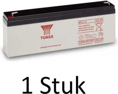 Produktbild von Yuasa 1 Stück Yuasa Blei-Säure-Batterie NP2.3-12