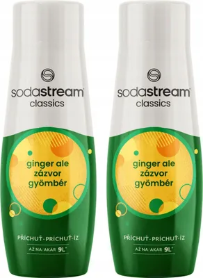 Immagine prodotto di Succo concentrato di sciroppo SodaStream Ginger Ale 2 pz.