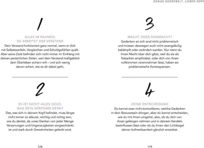 Produktbild von Genug gegrübelt, lieber Kopf!