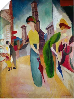 Produktbild von ARTland Poster Vorm Hutladen. 1913 Größe: 45x60 cm
