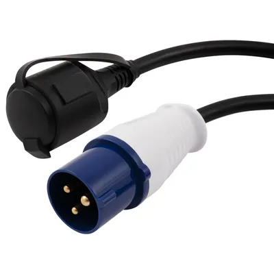 Obrázek produktu pro Zástrčka CEE s uzemňovacím kontaktem, McPower, 1,5m H07RNG 3G2.5, 230V, IP44