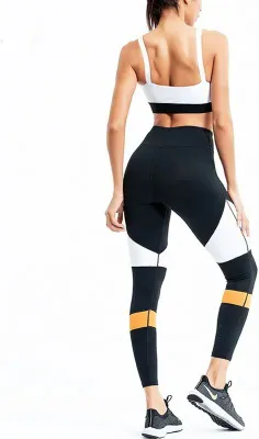 Obrázok produktu pre Súprava športovej podprsenky trikolóra, čierna XL